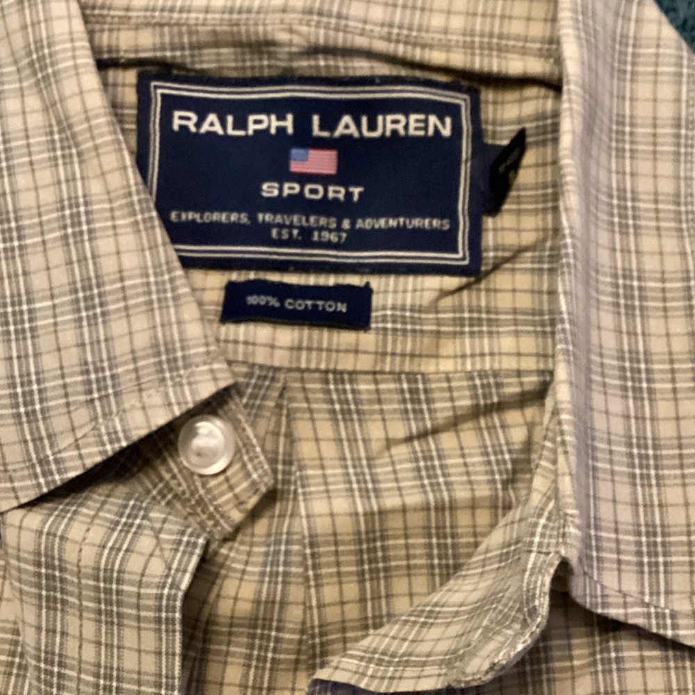 Ralph Lauren Sport Checkered Cotton Shirt